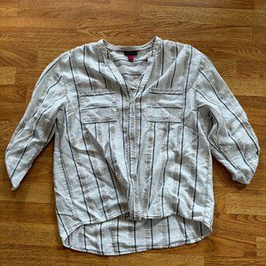 Designer Vince Camuto linen blouse
